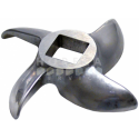 Cutit masina de tocat tip ENTERPRISE mărime 12 ø 62mm dimensiuni interioare 12x12mm oțel inoxidabil