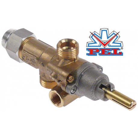 Robinet de gaz PEL tip 21S intrare gaz M16x1,5 (ø tub 10mm) ø