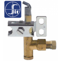 Arzator pilot SIT tip seria 100 cu 1 flacără ø duză 0,2mm racord gaz 6mm