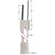 Bujie de preincalzire lungime cablu 100mm racord ø2,4mm L1 47mm