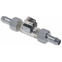 Senzor de flux ø intrare 10mm ø ieșire 10mm L 110mm rata de scurgere 1-25l/min