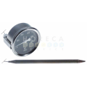 Termometru ø montaj 60mm 0 până la +500°C ø senzor 8mm L senzor 155mm țeavă capilară 1000mm