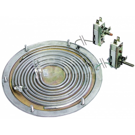 pPta incalzire 1800watt 230V CÎ 2 ø 196mm termostat de