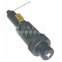 Aprinzator piezoelectric (bricheta) corp plastic cu apăsare ø montaj 22mm racord F6,3x0,8