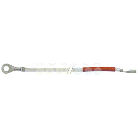 Cablu scanteie - aprindere L 1200 mm, terminal cilindric ? 2,4 mm si inel M4