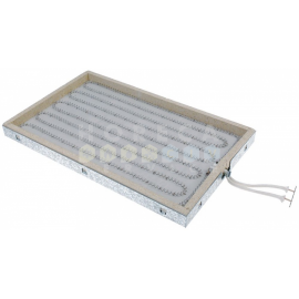Rezistenta radianta dreptunghiular 2500watt 230V L 452mm L 276mm CÎ 1 racorduri 2