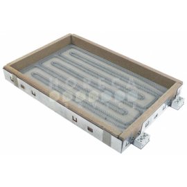 Rezistenta radianta dreptunghiular 3500watt 400V L 415mm L 275mm Î 46mm CÎ 2 racorduri 2x 2 