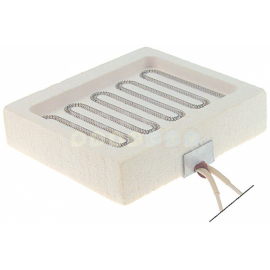 Rezistenta radianta dreptunghiular 600watt 230V L 150mm L 135mm racorduri 2 tip de racord cablu