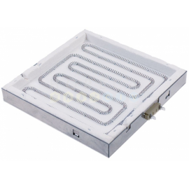 Rezistenta radianta L 225mm L 225mm 750watt 230V CÎ 1 racorduri 2 pătrat