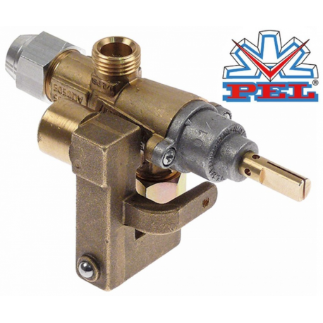 Robinet de gaz PEL tip 20S intrare gaz M16x1,5 (ø tub 10mm) ø