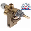 Robinet de gaz PEL tip 20S intrare gaz M16x1,5 (ø tub 10mm) ø DB 0,35mm