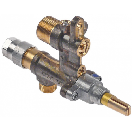 Robinet de gaz MADEC cu ieșire duză (fără duză) intrare gaz