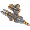 Robinet de gaz MADEC cu ieșire duză (fără duză) intrare gaz M12x1 (ø tub 8mm)