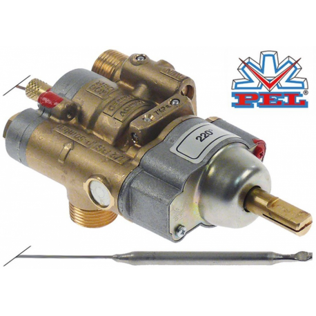 Valva de gaz termostatica PEL tip 24ST 110-220°C intrare gaz