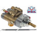 Valva de gaz termostatica PEL tip 24ST 55-110°C intrare gaz M20x1,5 (ø tub 12mm) ø DB 0,35mm