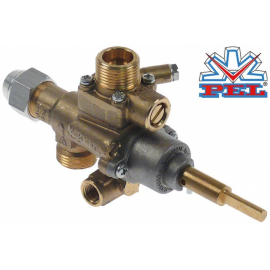 Robinet de gaz PEL tip 22S/V intrare gaz M20x1,5 (ø tub 12mm) ø