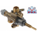 Robinet de gaz PEL tip 22S/V intrare gaz M20x1,5 (ø tub 12mm) ø DB 0,35mm