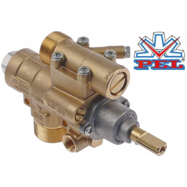 Robinet de gaz PEL23S/O, intrare M28x1,5 mm, iesire M24x1,5 mm