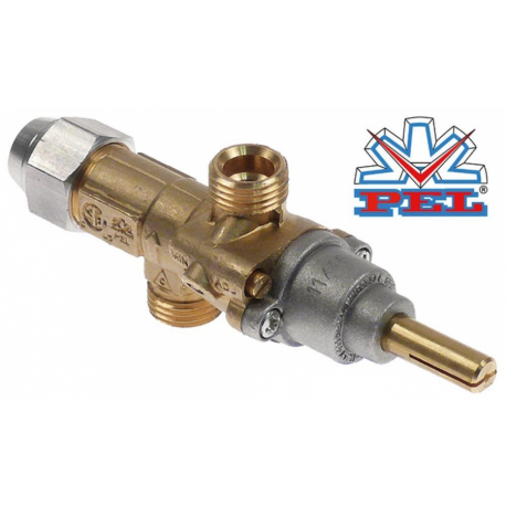 Robinet de gaz PEL tip 20S intrare gaz M16x1,5 (ø tub 10mm) ø