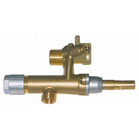 Robinet de gaz EGA tip seria 26400 cu ieșire de țeavă