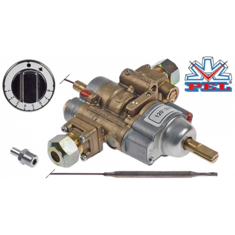 Robinet de gaz termostatic PEL tip 24STS 120-320°C intrare gaz