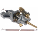 Robinet de gaz termostatic SABAF T. max 300ｰC, montare cu colier pe teava
