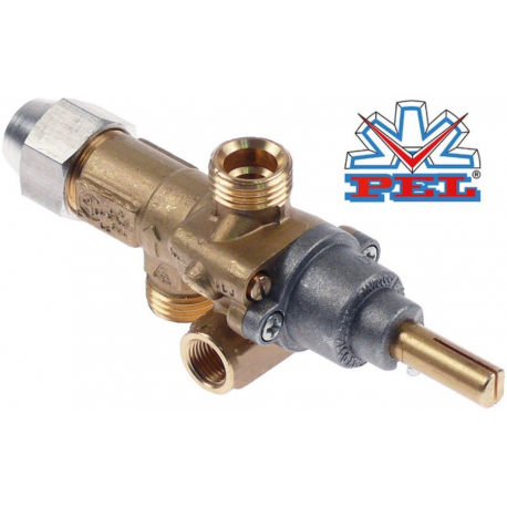 Robinet de gaz PEL 21S, filet intrare / iesire M16x1,5, duza 1
