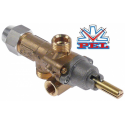 Robinet de gaz PEL21S, ax 8 x 6,5 mm