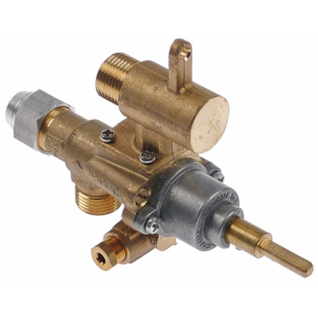 Robinet de gaz GPEL22R, racorduri gaz M18 mm