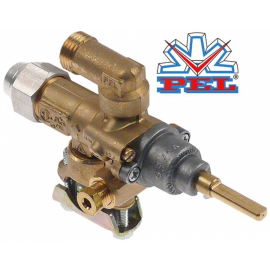 Robinet de gaz PEL21S V, montare cu colier