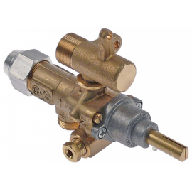 Robinet gaz EGA tip GPEL21R intrare gaz M15x1 (tub 10mm)