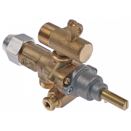 Robinet gaz EGA tip GPEL21R intrare gaz M15x1 (tub 10mm)