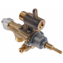 Robinet de gaz GPEL22RD, ax 6 x 4,6 mm, racorduri gaz M18