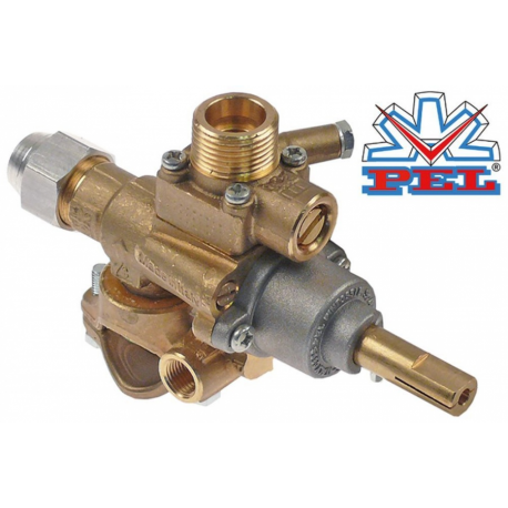 Robinet de gaz PEL22S/V, PEL 777040, montare cu clema