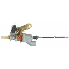 Robinet gaz Siral flansa duza bypass 0,42mm gaz iesire 1/4" AG