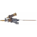 Robinet de gaz termostatic, max 300 ｰC, fixare cu colier