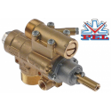 Robinet de gaz PEL23S/O, intrare M28x1,5 mm, iesire M24x1,5 mm, racord termocupla M9x1 mm