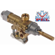 Robinet de gaz PEL21S, ax 8 x 6,5 mm, tesitura ax L 32 mm