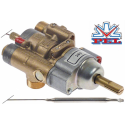 Robinet de gaz termostatic 24ST, temp max. 280 ｰC, capilar 1200 mm