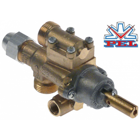 Robinet tip gaz: PEL22S/O, conexiune termocupla M9x1