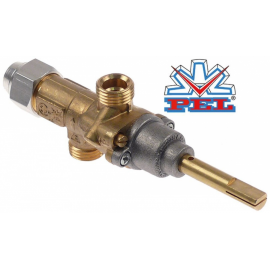 Robinet de gaz PEL20S, ax 8 x 6,5 mm, racorduri gaz M16