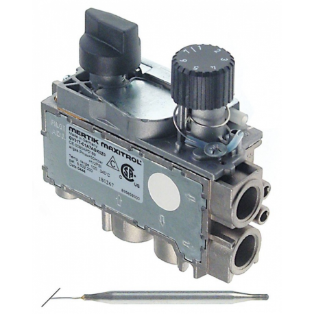 Valva de gaz termostatica MERTIK T.max. 340°C 100-340°C intrare