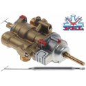 Valva de gaz termostatica PEL tip 25ST până la 250°C intrare gaz M16x1,5 (ø tub 10mm)