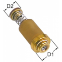 Bobina cu supapa electromagnetica L 27mm D1 ø 12,5mm D2 ø 9,5mm interval de presiune 2,1bar