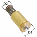 Bobina cu supapa electromagnetica L 43,5mm D1 ø 15,3mm D2 ø 10,5mm
