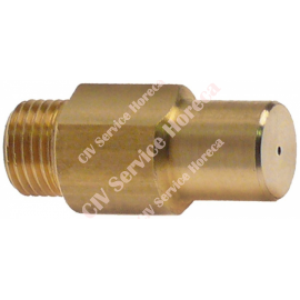 Duza de gaz 1,15 mm, cod 115, filet M10x1, hexagon 11 mm