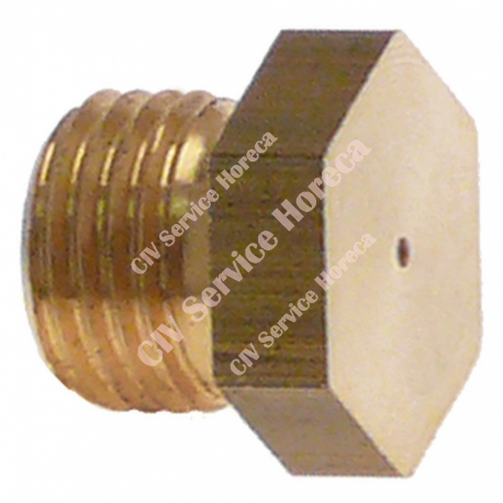 Duza de gaz 1,8 mm, filet M10x1 mm, hexagon 12 mm
