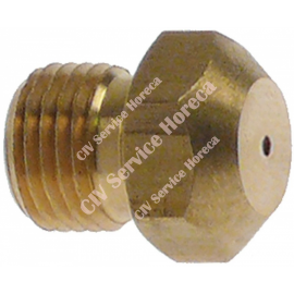 Duza de gaz 0,8 mm, filet M10x1 mm, hexagon 12 mm