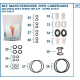 KIT DE GARNITURI COMPLET TIP SUPER TRE B/P - SUPER/39/B/P -