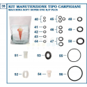 KIT DE GARNITURI COMPLET TIP SUPER UNO B/P PLUS - SUPER 1 YOYOGURT